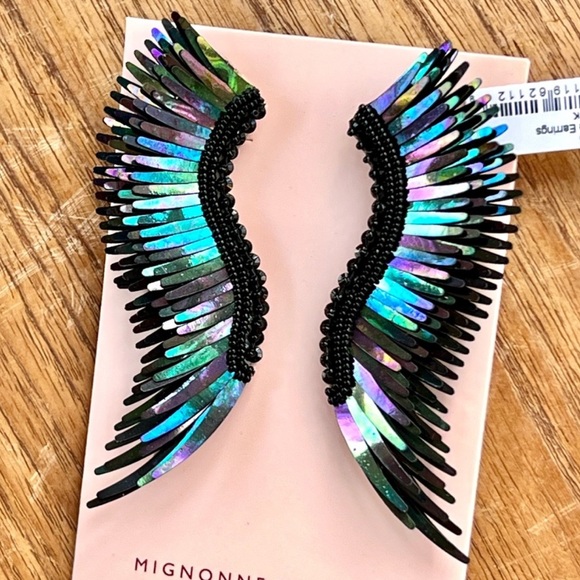 🌺🎉HP🎉🌺 NWT Mignonne Gavigan Madeline Earrings Oilslick